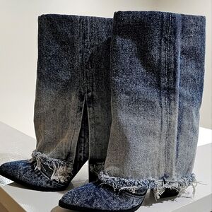 Denim Jean Boots
